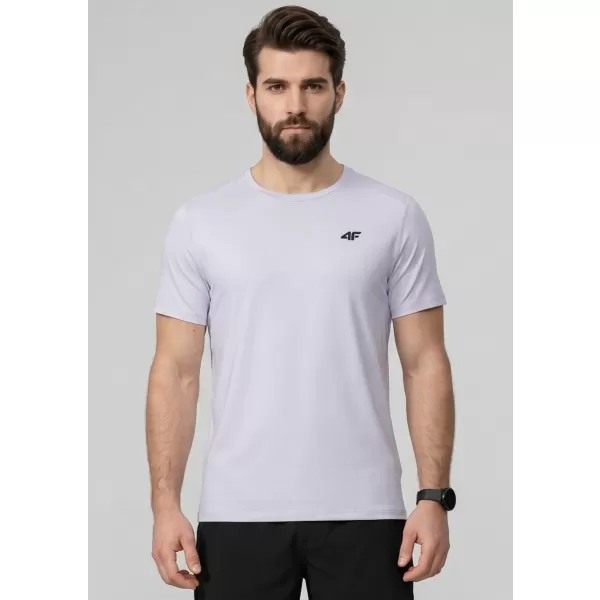 Pánské triko 4F 4FWAW25TTSHM2373 OFF WHITE 