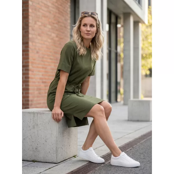  Dámské šaty MALFINI MUSE 816 MILITARY 