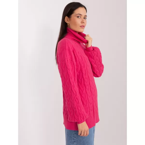  Dámský svetr WOOL FASHION ITALIA AT-SW-2348.93 FUCHSIA 