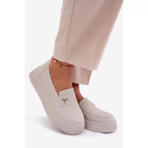  Dámské polobotky VINCEZA 93218 BEIGE 