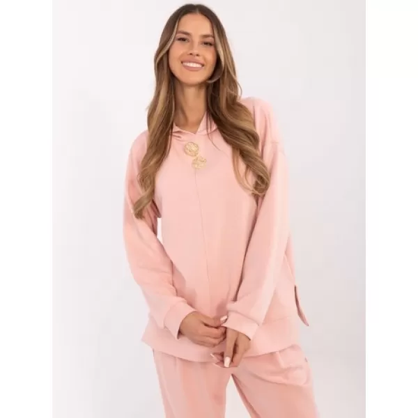  Dámská mikina ITALY MODA DHJ-BL-20510.68 PEACH 