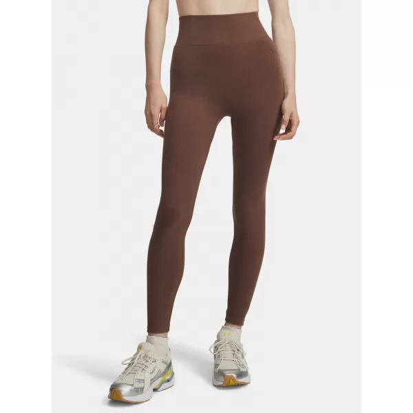  Dámské legíny UNDER ARMOUR SEAMLESS COTTON LEGGING 6010166-230 HNĚDÁ 