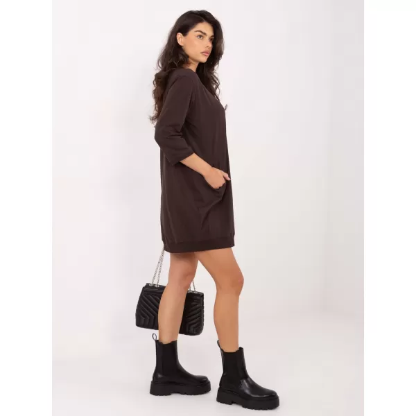  Dámské šaty RELEVANCE RV-SK-6839.95 DARK BROWN 