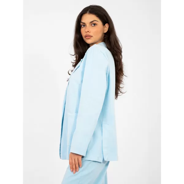  Dámská bunda RUE PARIS IT-MA-FL7703.49 LIGHT BLUE 