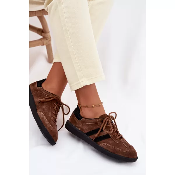  Dámské tenisky BOTO GD-XF-164 BROWN/BLACK 
