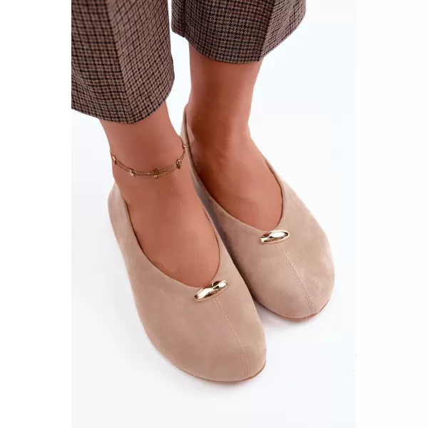  Dámské baleríny BOTO JH607P BEIGE 