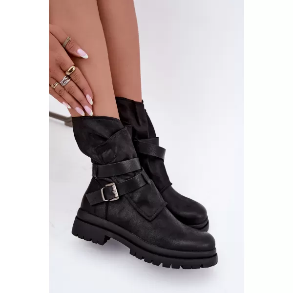  Dámské kotníkové boty BOTO 5268 BLACK 