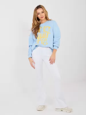 Dámská mikina RUE PARIS IT-BL-22183.45 LIGHT BLUE