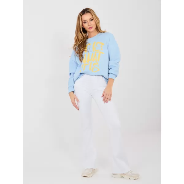  Dámská mikina RUE PARIS IT-BL-22183.45 LIGHT BLUE 