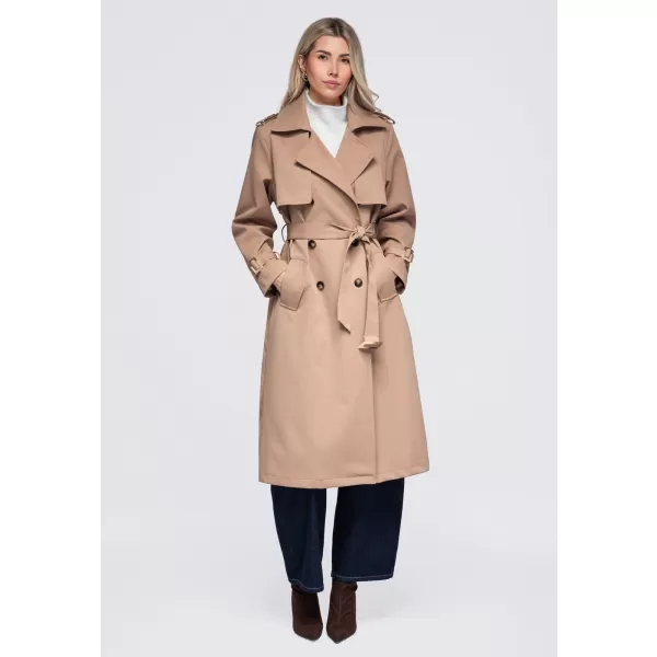  Dámský kabát OMBRE OW-CT-E0003 BEIGE 