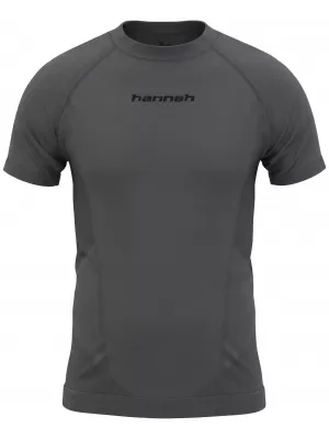 Pánské spodní prádlo HANNAH ACTIVE TS S/S VOLCANIC ASH