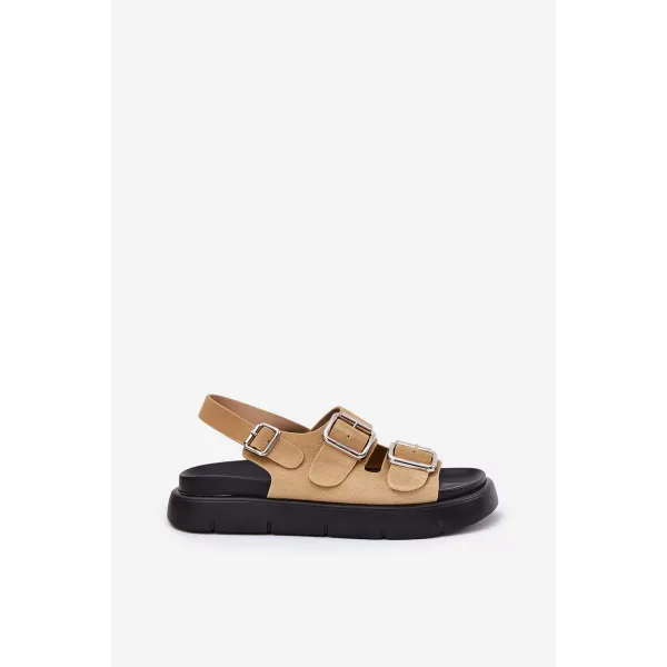  Dámské sandály BIG STAR SHOES RR274665 BEIGE 