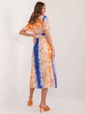 Dámské šaty ITALY MODA DHJ-SK-15967-2.86 ORANGE