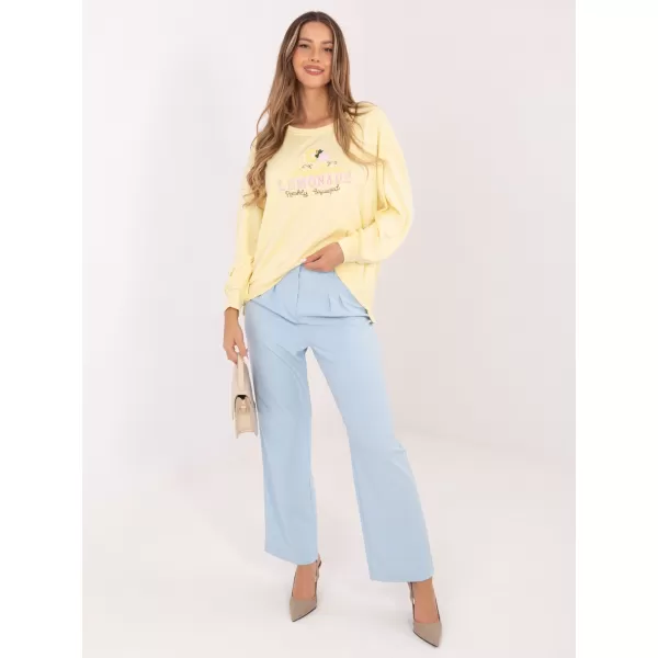 Dámská mikina RUE PARIS RV-BL-A1218.11P BRIGHT YELLOW 