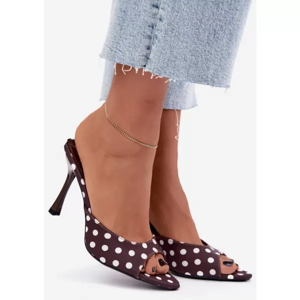  Dámské pantofle BOTO SQC-295 BROWN 
