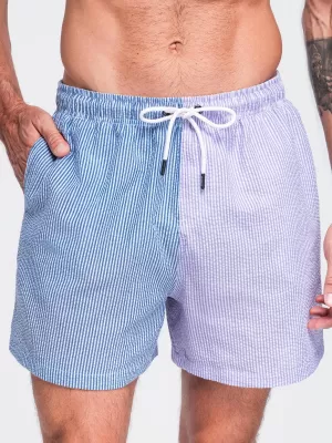 Pánské kraťasy OMBRE OM-SRSS-0215 BLUE AND PURPLE