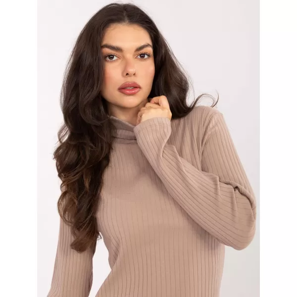  Dámské šaty RUE PARIS RV-SK-A1048.83 DARK BEIGE 
