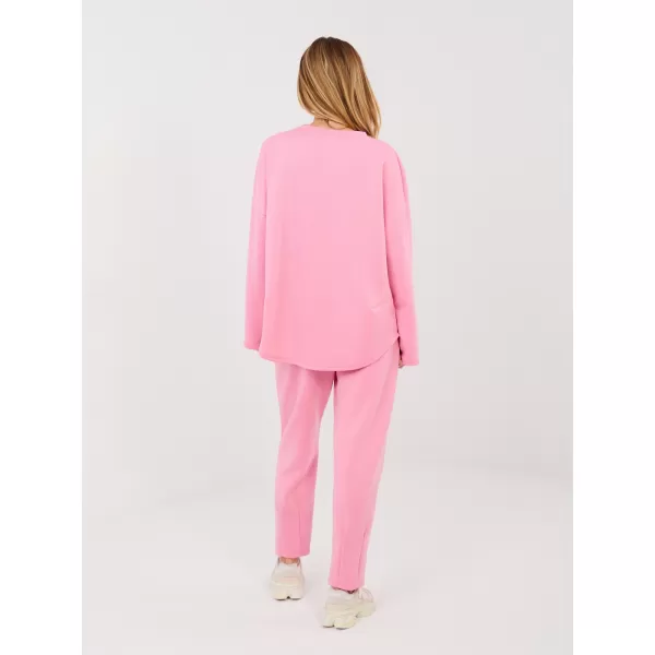  Dámská tepláková souprava RUE PARIS IT-KMPL-20583.09P PINK 