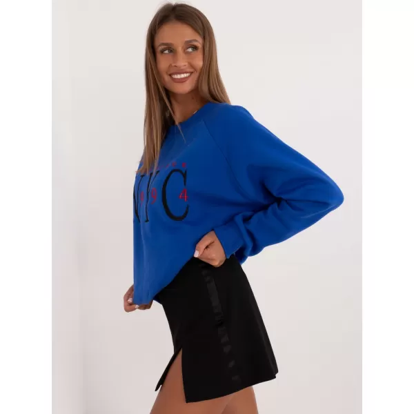  Dámská mikina MY RED LIPS EM-BL-857.88 COBALT 