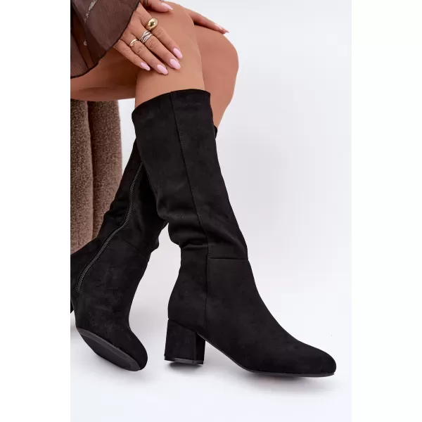  Dámské kozačky S.BARSKI HY62-8131 BLACK 