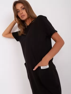 Dámské šaty RUE PARIS RV-SK-8724-1.91 BLACK