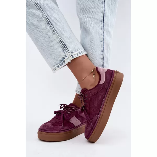  Dámské tenisky BIG STAR SHOES UU274772 PURPLE SHADOWS 