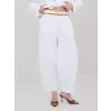 Dámské kalhoty RUE PARIS IT-SP-FL9665.78 WHITE