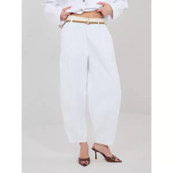  Dámské kalhoty RUE PARIS IT-SP-FL9665.78 WHITE 