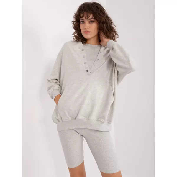  Dámský 3-dílný set MY RED LIPS EM-KMPL-831.17 LIGHT GREY 