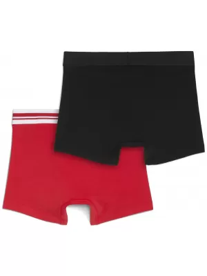 Pánské boxerky PUMA MEN EVERYDAY PLACED LOGO BOXER 2P 93847605 RED/BLACK