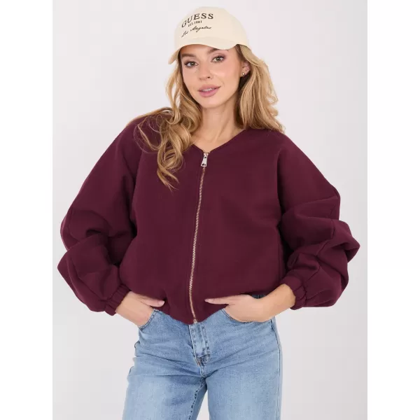  Dámská mikina FACTORY PRICE WT-BL-A1455.87 BURGUNDY 