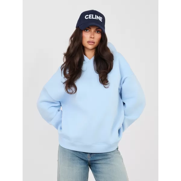 Dámská mikina RUE PARIS RV-BL-A1037.06 LIGHT BLUE 