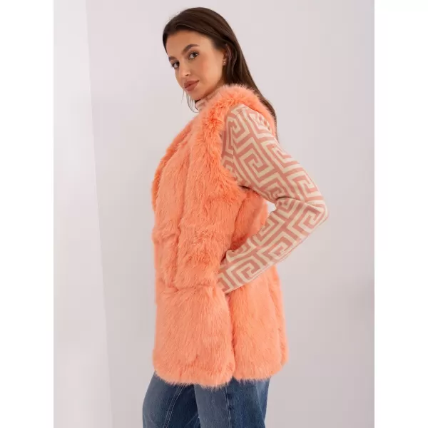  Dámská vesta WOOL FASHION ITALIA AT-KZ-2368.00P PEACH 