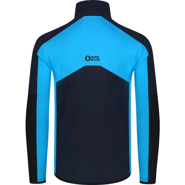  Pánská powerfleece mikina NORDBLANC CUSP NBSFM8334 MODRÁ 