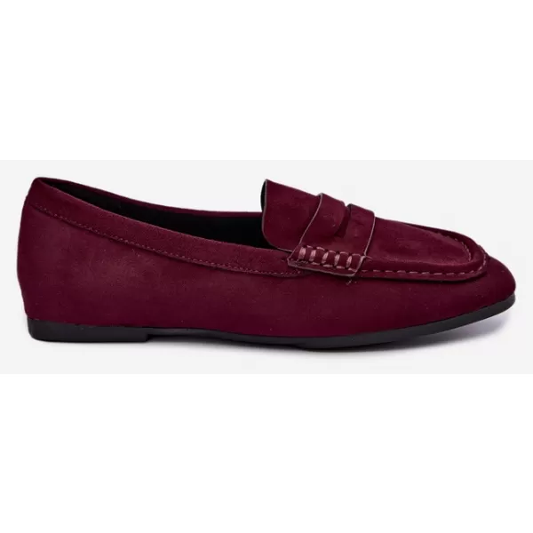 Dámské mokasíny BOTO D-307 BURGUNDY 