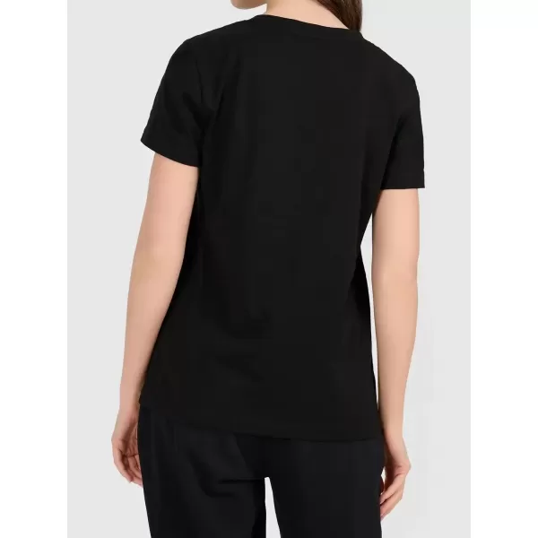  Dámské triko 4F 4FWAW25TTSHF2350 DEEP BLACK 