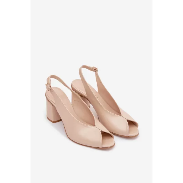  Dámské sandály ZAZOO 1085 BEIGE 