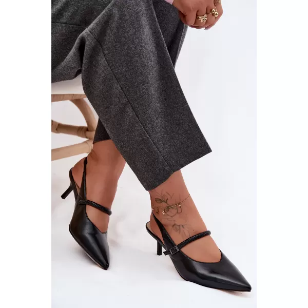  Dámské sandály D&A CR61-3046 BLACK 