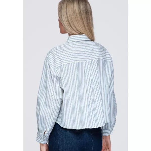  Dámská košile OMBRE OW-SH-E0069 BLUE 