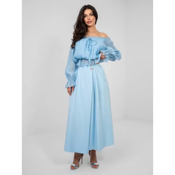  Dámská sukně FACTORY PRICE IT-SD-81036.82 LIGHT BLUE 