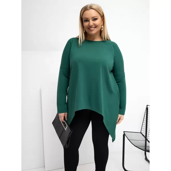  Dámská halenka RELEVANCE RV-BZ-5031.06X DARK GREEN 