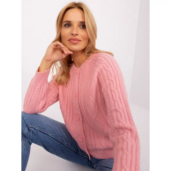  Dámský svetr WOOL FASHION ITALIA AT-SW-2346-2.99P BRIGHT PINK 