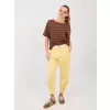 Dámské kalhoty ITALY MODA MI-SP-P6224.71 BRIGHT YELLOW