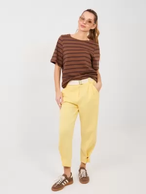 Dámské kalhoty ITALY MODA MI-SP-P6224.71 BRIGHT YELLOW