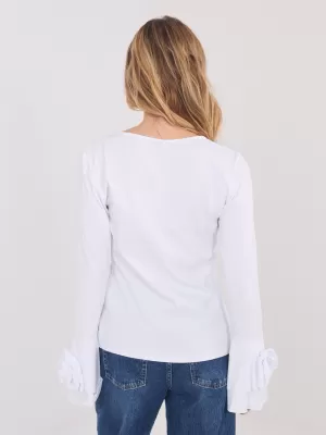 Dámská halenka ITALY MODA IT-BZ-22139.55 WHITE