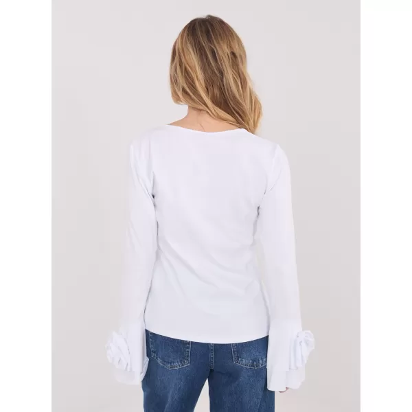  Dámská halenka ITALY MODA IT-BZ-22139.55 WHITE 