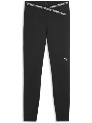 Dámské legíny PUMA W STRONG CROSS FRONT TIGHT - HW 7/8 52849801 PUMA BLACK