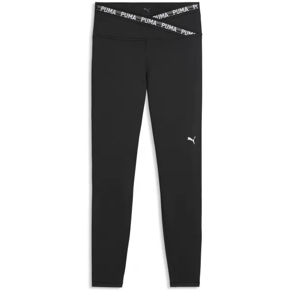  Dámské legíny PUMA W STRONG CROSS FRONT TIGHT - HW 7/8 52849801 PUMA BLACK 