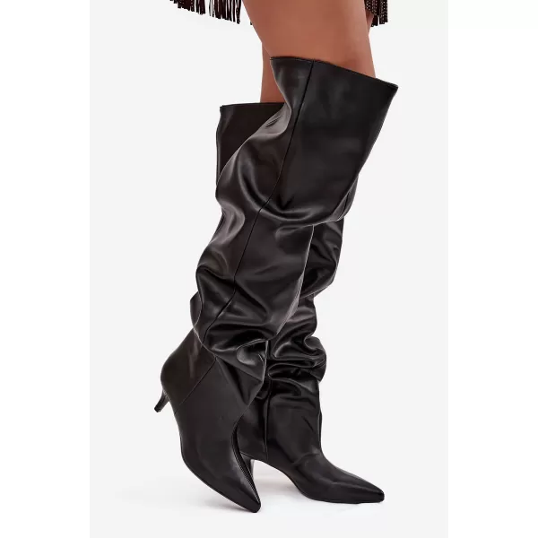 Dámské kozačky BOTO 8506 BLACK 