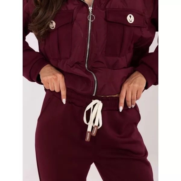  Dámský set ITALY MODA IT-KMPL-9872.97 BURGUNDY 